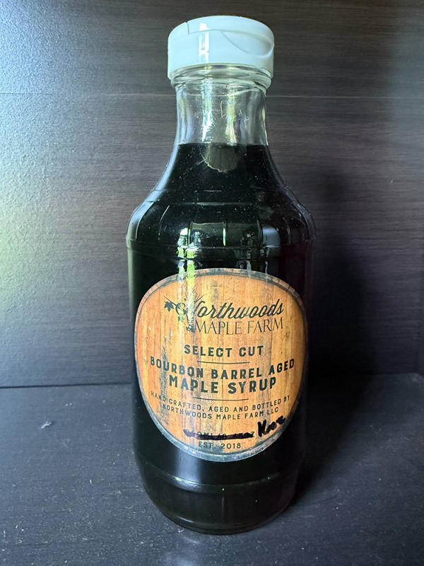 Bourbon Barrel Aged Maple Syrup 16oz